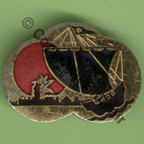 A1048 1954.62 NH CDT.AIR BA.188 GAMOM.88 DJIBOUTI VAG NOIR DrP+Past lisse Guilloche Marque AIR DJIBOUTI sur cartouche arrondi Email relief Src.Y.GENTY 6Eur11.06